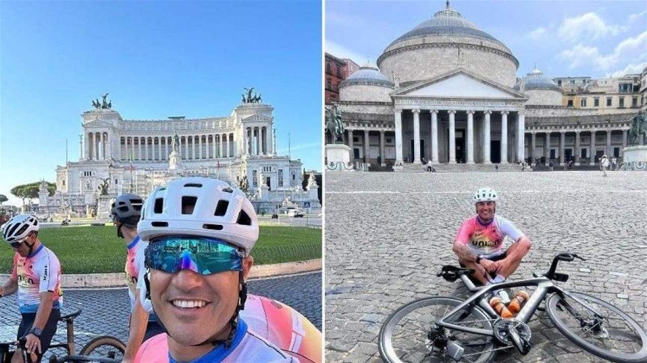 فابيو كانافارو قاد درّاجته 254 كيلومتراً كُرمى لعيون نابولي