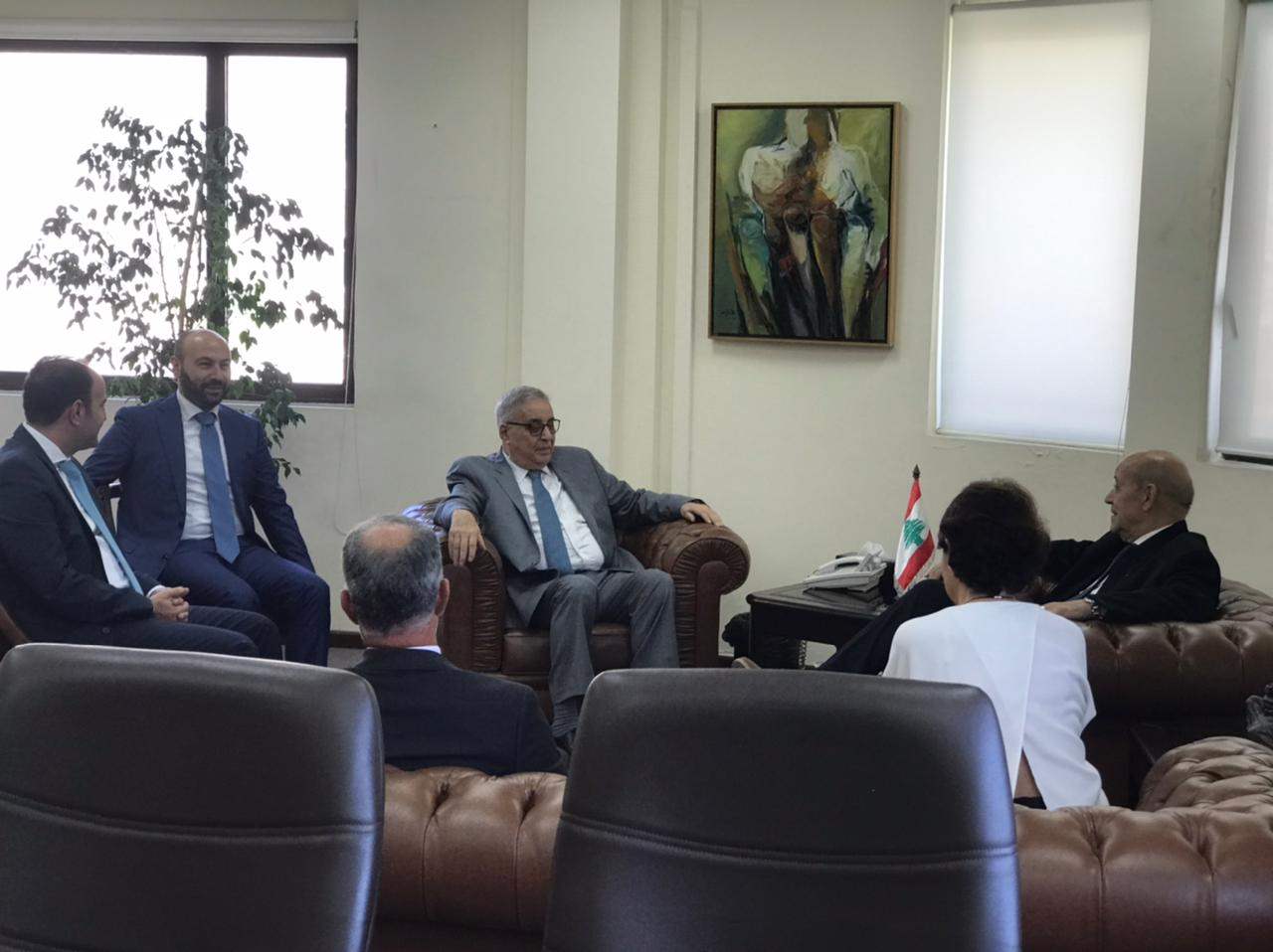 لودريان يختتم زيارته للبنان بلقاء بوحبيب في وزارة الخارجية 