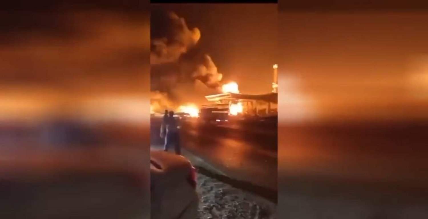 بالفيديو - عشرات القتلى والجرحى جراء انفجار وحريق في محطة وقود في داغستان الروسية
