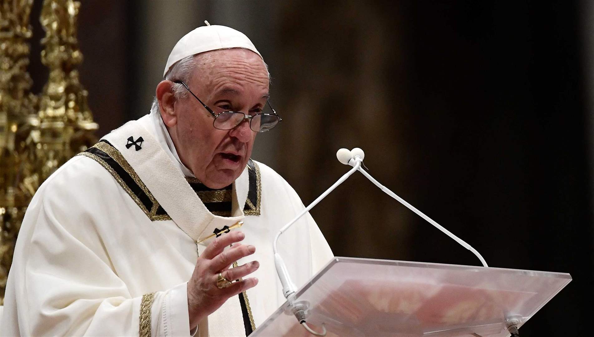 البابا يدعو للافراج عن رهائن إسرائيل وحماس 