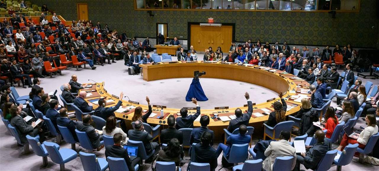 مجلس الأمن يعتمد قرارا يطالب بوقف إطلاق النار في القطاع 
