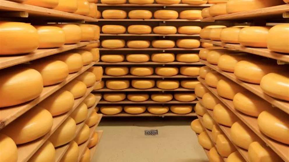  نهاية مأساوية ... وفاة ايطالي تحت آلاف القوالب من الجبن