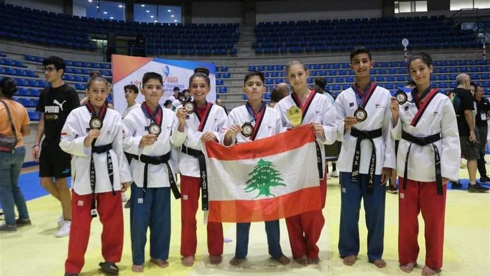 تايكواندو آسيا: الحصيلة اللبنانية 6 ميداليات