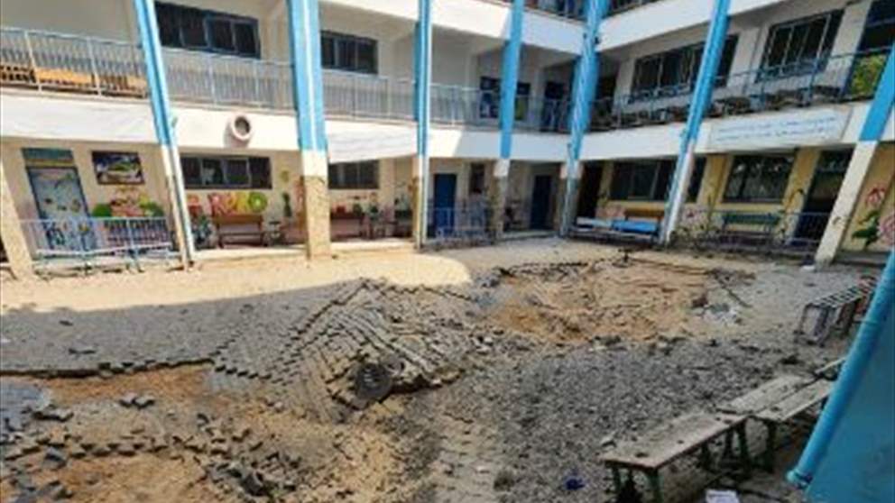 الخارجية الفلسطينية تدين العدوان الاسرائيلي الذي استهدف مدرسة للاونروا في غزة
