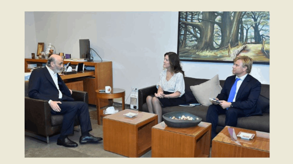 جعجع التقى السفيرة الأميركية في معراب وبحثا التطورات في لبنان والمنطقة 