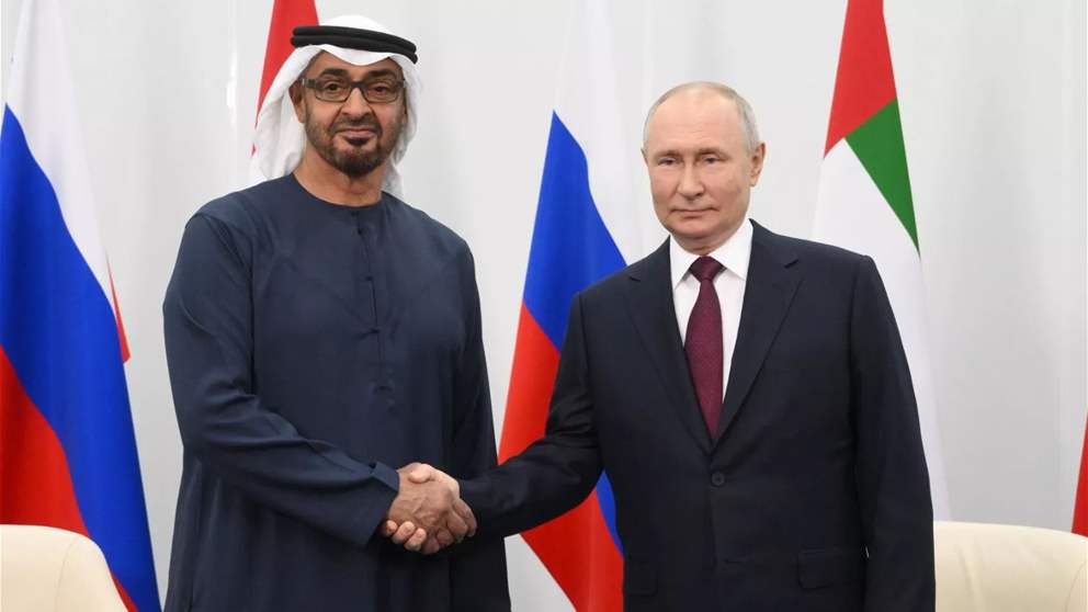 محمد بن زايد خلال إستقبال بوتين: الإمارات أكبر شريك تجاري لروسيا