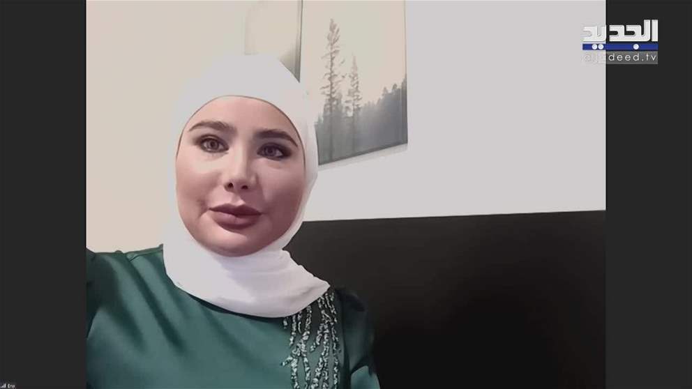 انجي خوري تتحدث عن سبب ارتدائها الحجاب  عبالي الطهارة و شفت اسم النبي محمد بعيوني -