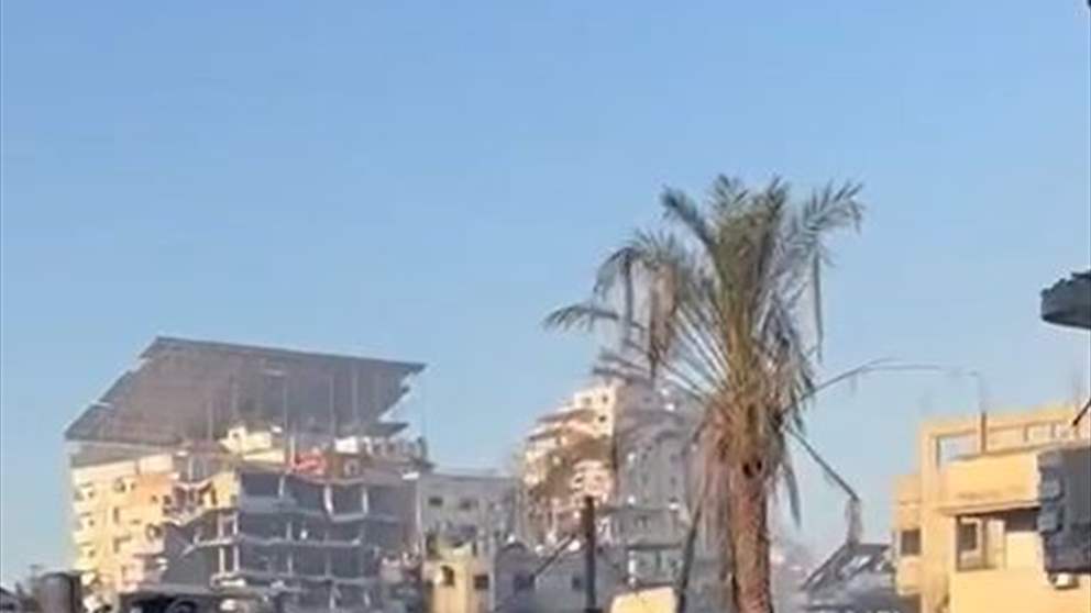 بالفيديو - جانب من الدمار في شارع الجامعات في غزة