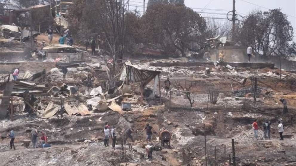 112 قتيلاً في حرائق غابات تشيلي.. والرئيس يتحدث عن مأساة