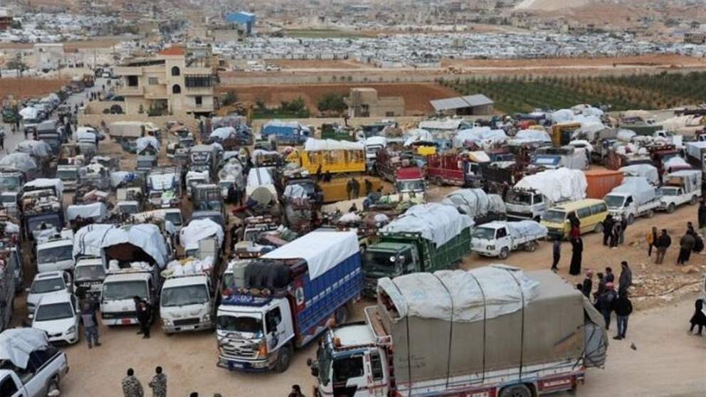  الامن العام بدأ بإجراءاته لتأمين عودة حوالي 320 نازحا سوريا
