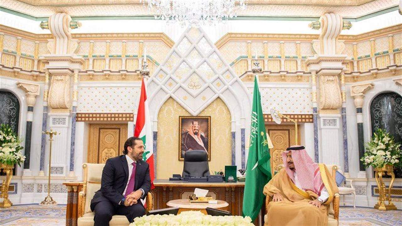 الملك سلمان يستقبل الحريري 