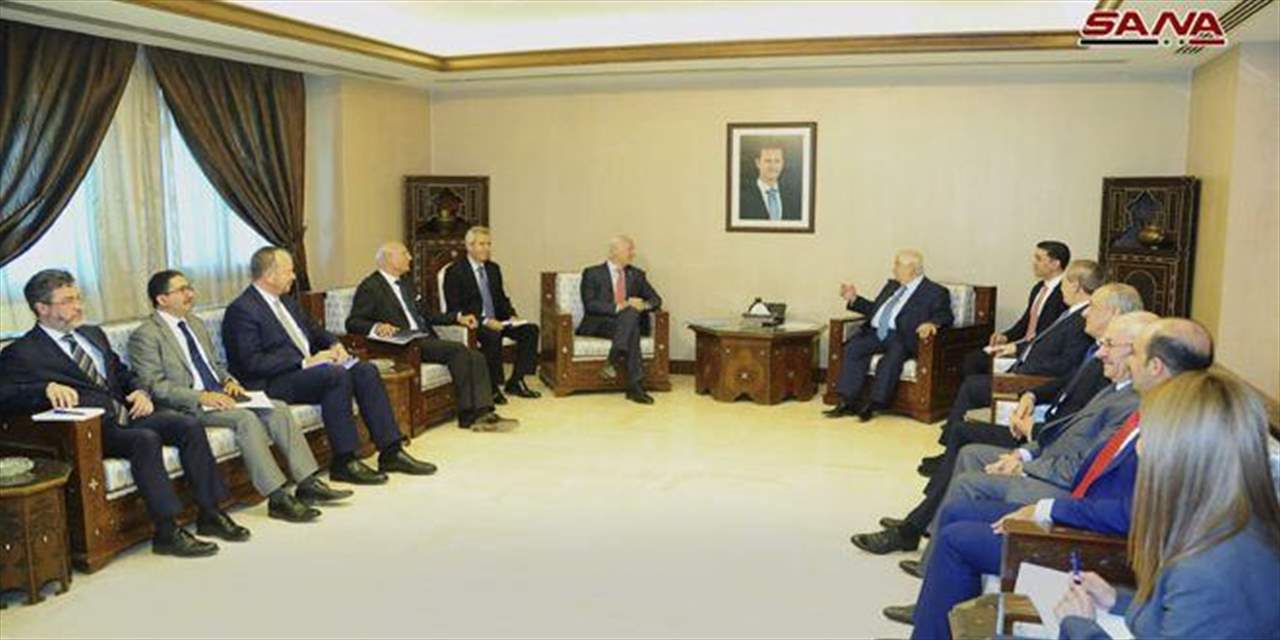 ديمستورا يلتقي المعلّم في دمشق في آخر جولاته قبل الاستقالة