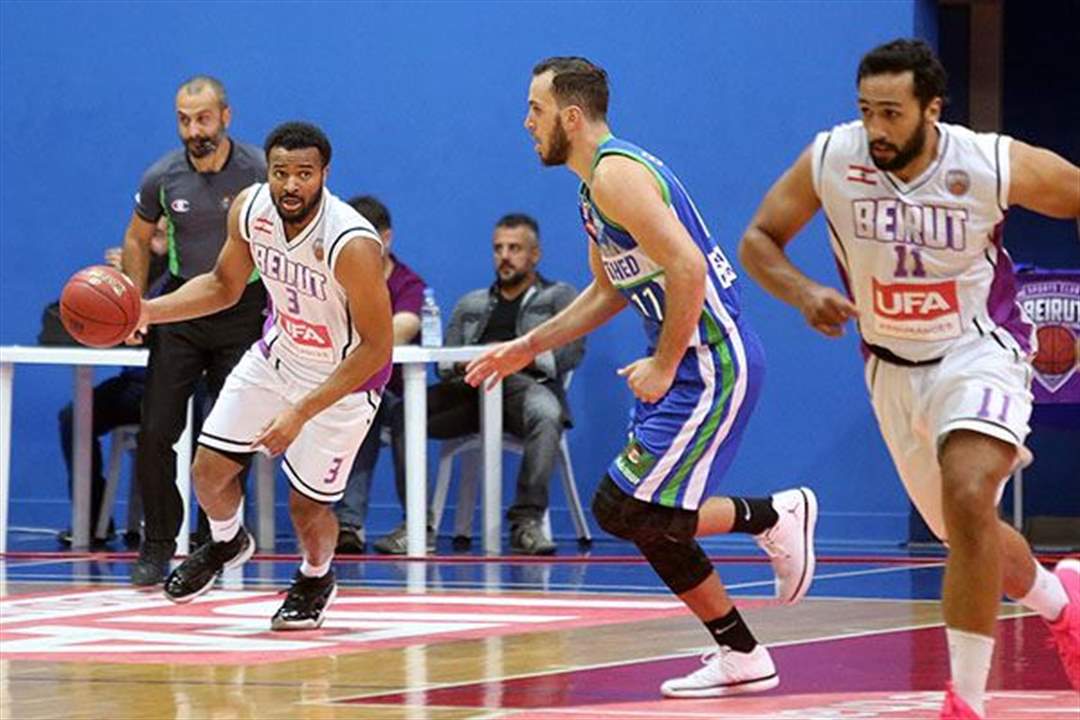 فريق بيروت يسجل فوزه الاول في بطولة لبنان