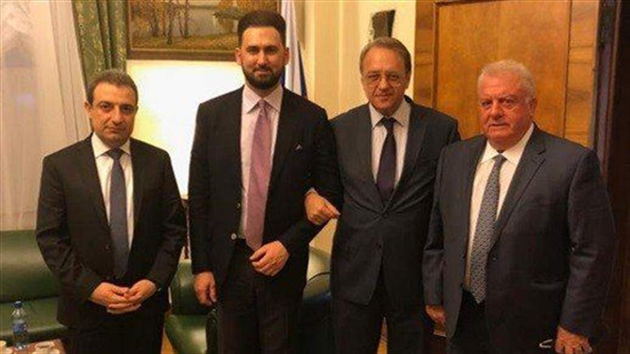 تيمور جنبلاط إلتقى بوغدانوف في موسكو