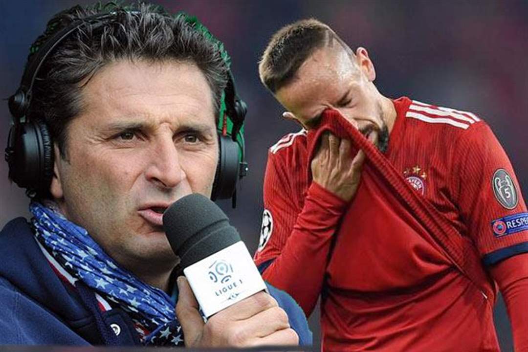 بيلد: ريبيري يضرب مراسلاً تلفزيونياً