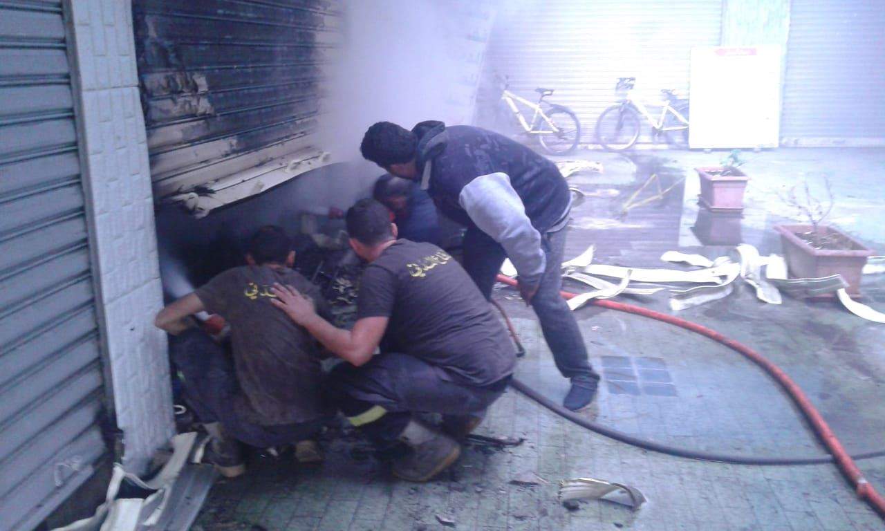 بالصور- حريق كبير في مبنى بصيدا وفرق الإطفاء تخمده 
