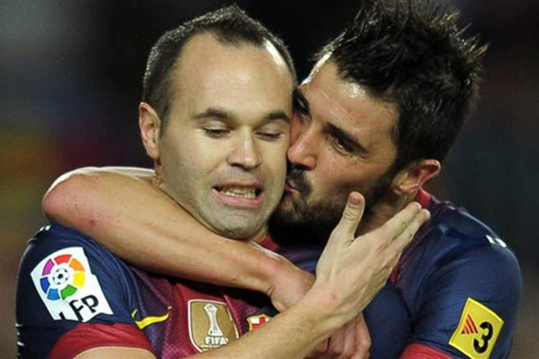 دافيد فيا سيعود إلى اللعب بجانب "الرسام" أندريس إنييستا .. مجد برشلونة يحط في اليابان!