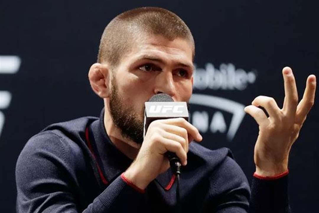 صحافي يثير غضب البطل الروسي حبيب نورمحمدوف