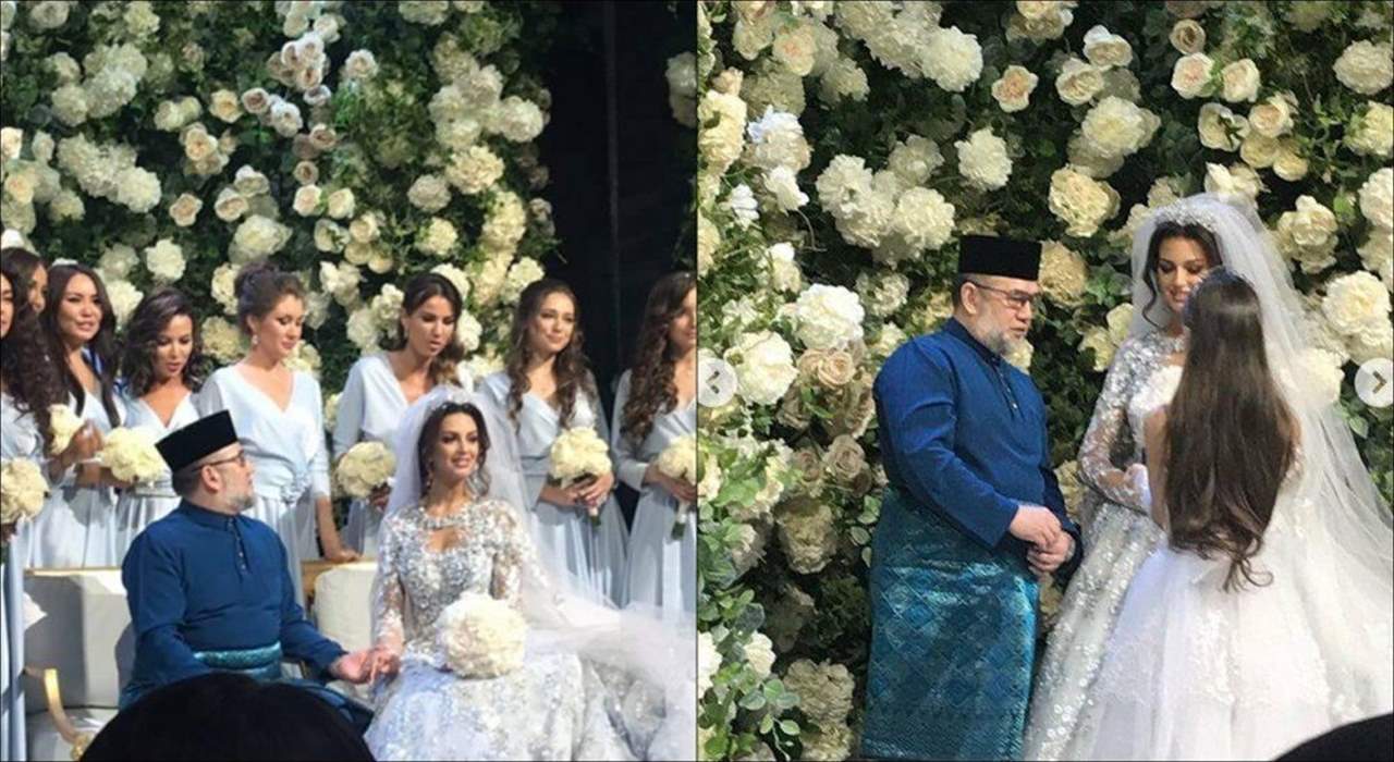 بعد زواجه من ملكة جمال روسيا... ملك ماليزيا يتخلى فجأة عن العرش!