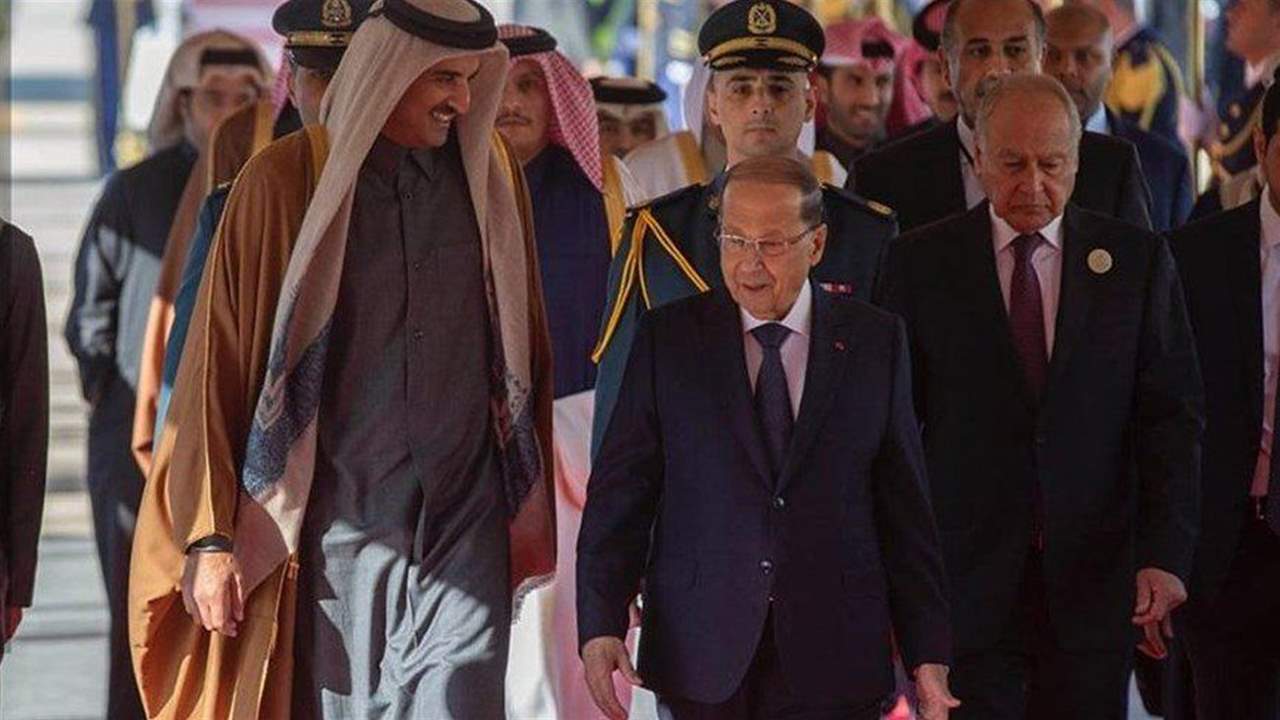 الرئيس عون إتصل بأمير قطر وشكره على مشاركته في القمة العربية