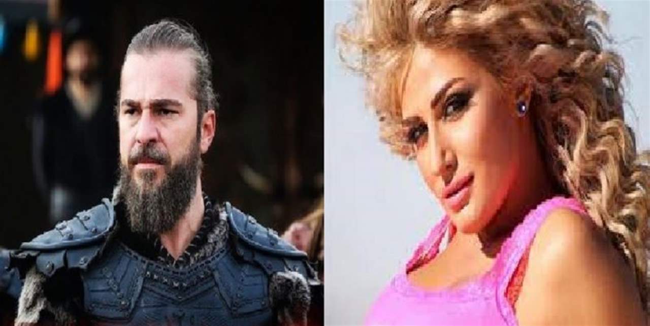 هبة نور مع بطل مسلسل "قيامة ارطغرل"!