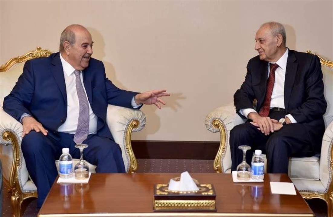 بري اختتم زيارته إلى العراق بلقاء علاوي والتيار الصدري وكتلة المحور الوطني وأبرق الى المسؤولين الايرانيين معزيا