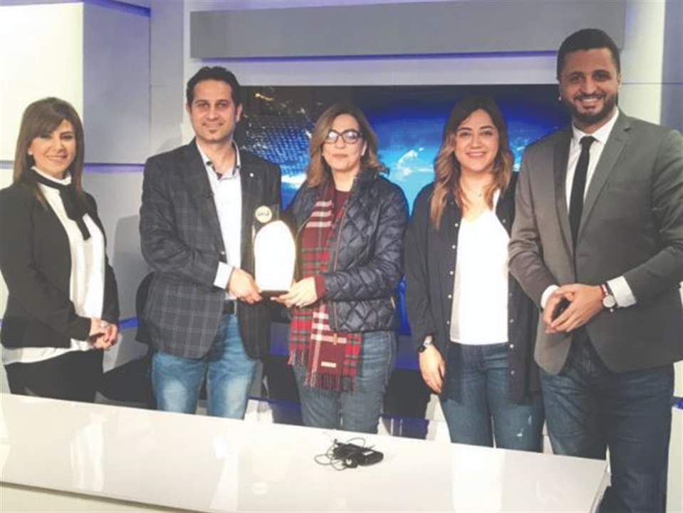 من الولايات المتحدة إلى لبنان... تكريم الإعلامية مريم البسام في إستديوهات قناة "الجديد" في بيروت