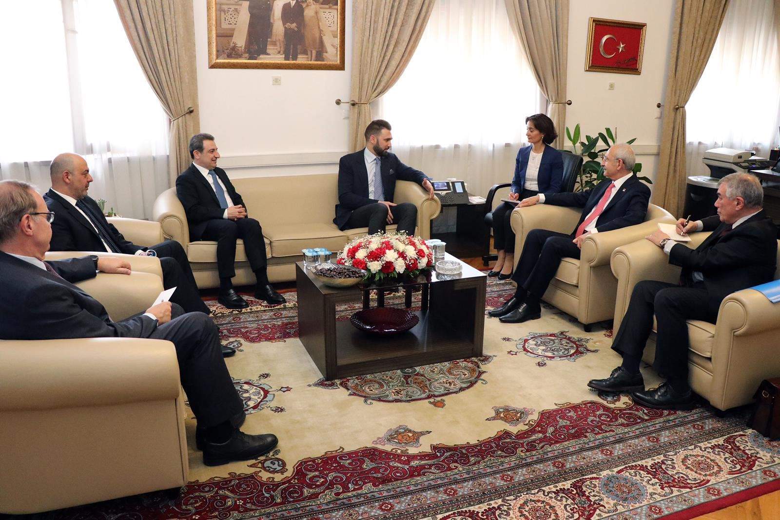 سلسلة لقاءات لتيمور جنبلاط والوفد المرافق في تركيا