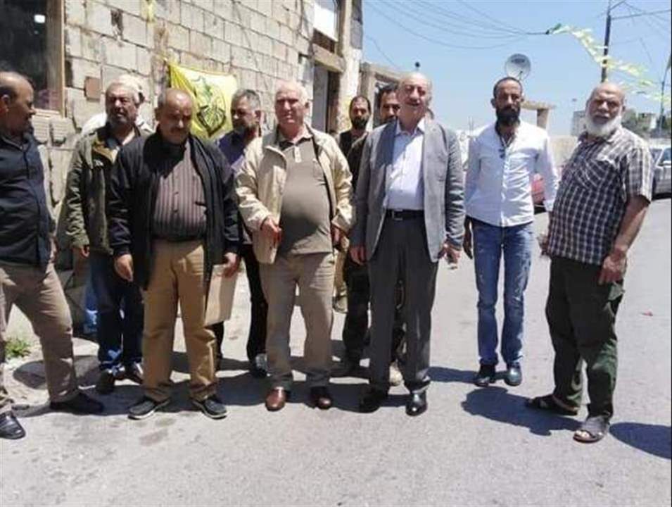 وفد من قيادة فتح جال في مخيم المية ومية وبحث الأوضاع الأمنية فيه