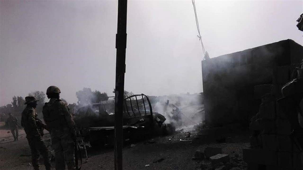 إنفجار سيارة مفخخة على الحدود السورية - العراقية