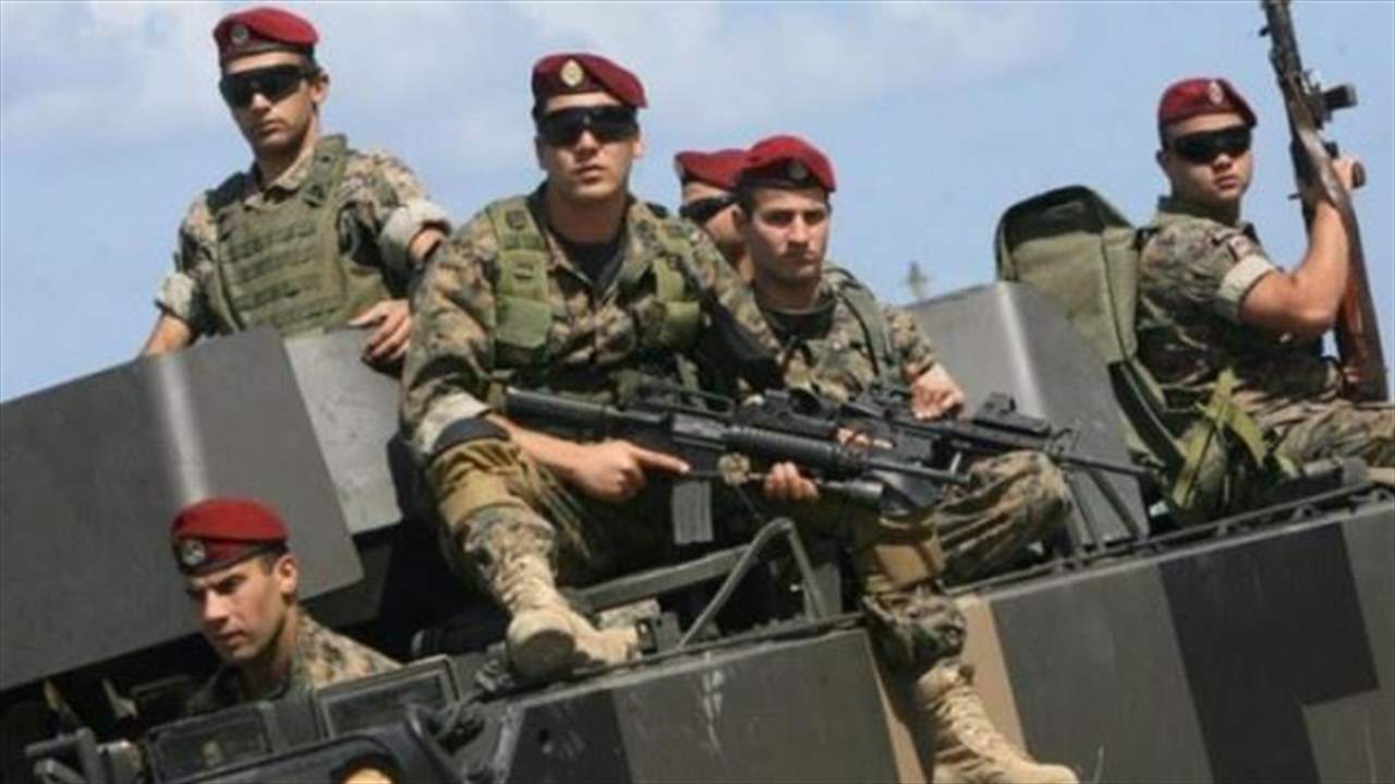 الجيش اللبناني يعلن تعرض مركزين له لإطلاق نار في بعلبك
