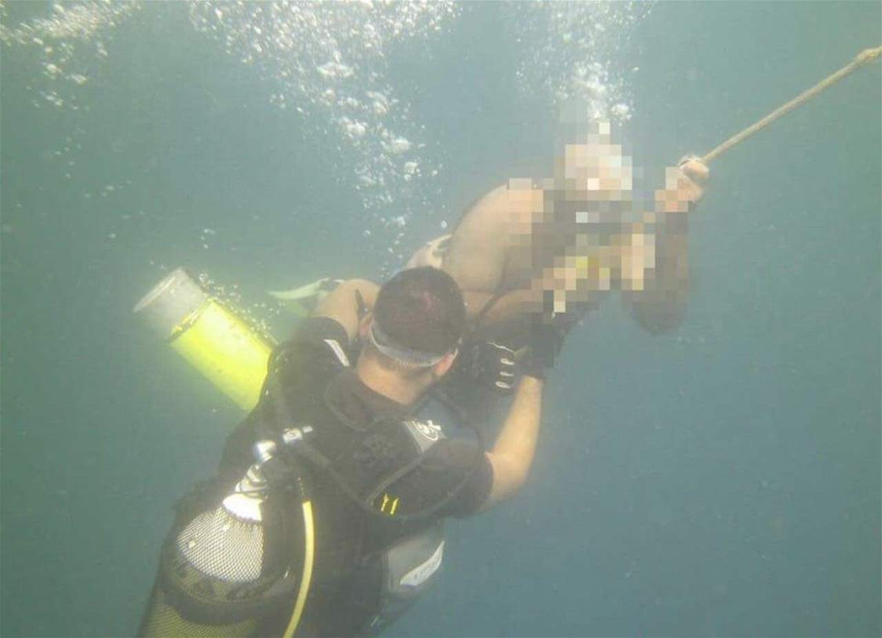 إنقاذ مواطن تعرّض لمشكلة في مياه بحر الجية