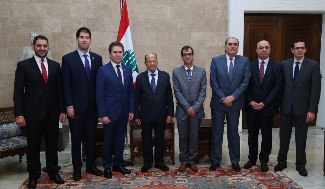 وزير خارجية الباراغواي لويس البرتو كاستيغليوني من بعبدا: ندعم لبنان وسنصوت لـ"أكاديمية الانسان للتلاقي والحوار" في الامم المتحدة، ووجهنا دعوة للرئيس عون لزيارة الباراغواي