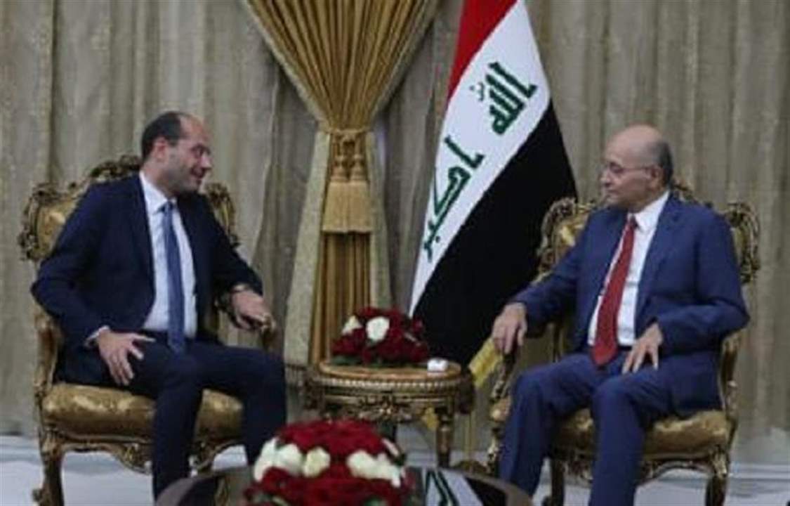 الوزير مراد يلتقي الرئيس العراقي: لبنان يرغب بالمساهمة في إعادة إعمار المدن المحرّرة