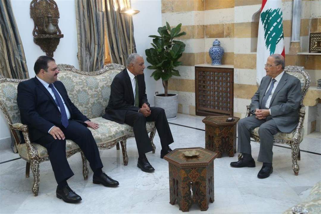 رئيس الجمهورية استقبل سفير العراق ورئيس بلدية دير القمر