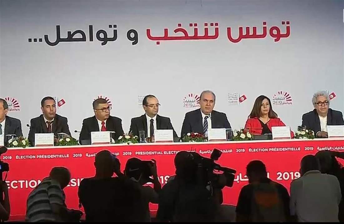 هيئة الانتخابات في تونس تعلن اسمي المرشحين المتأهلين الى الدورة الثانية 
