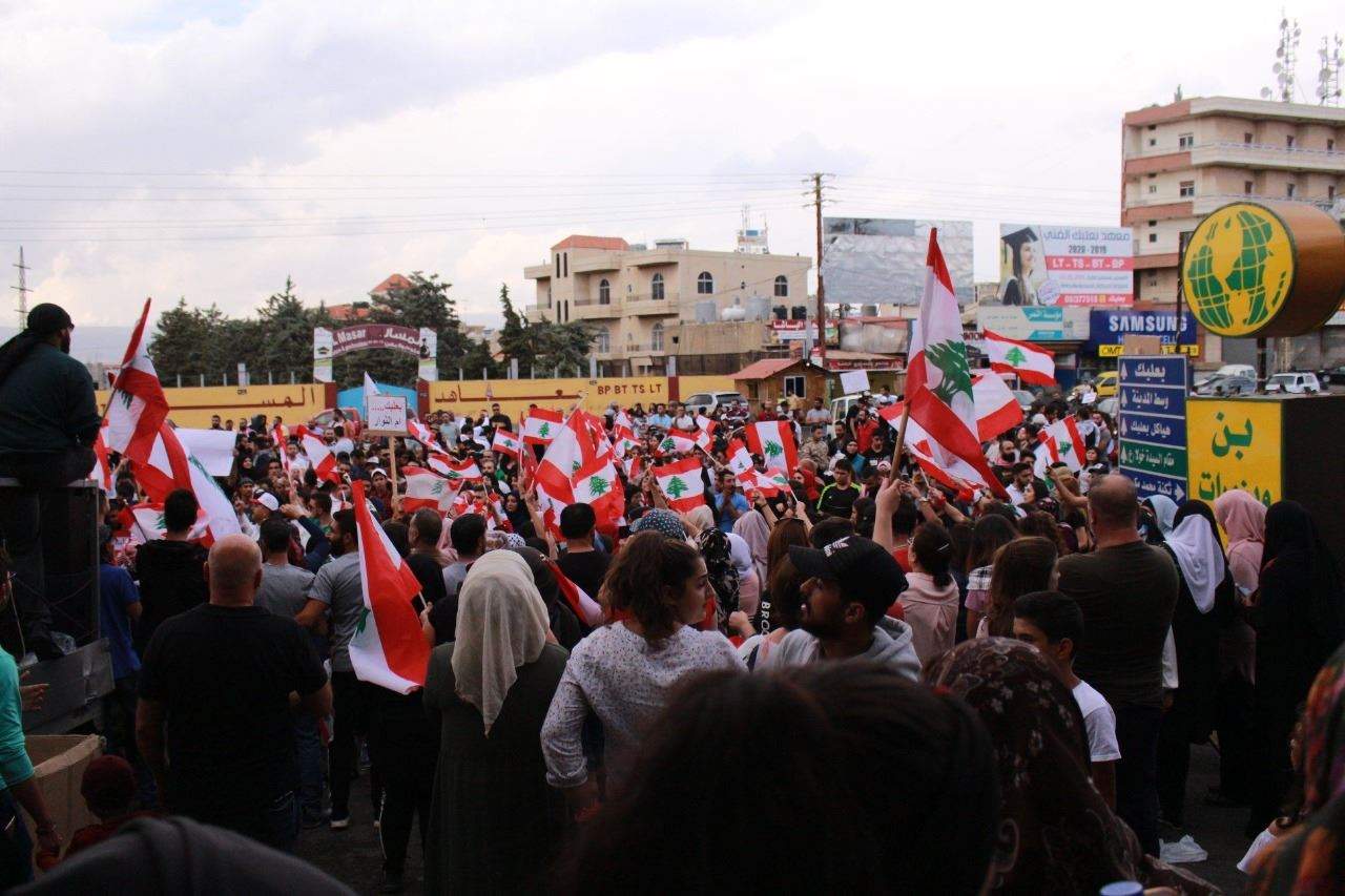 تجمع "شباب بعلبك الهرمل المستقلين": عاش لبنان.. عاشت الثورة