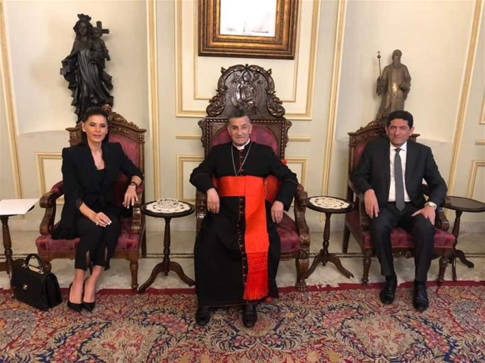 ستريدا جعجع من بكركي: تمنينا أن تكون الحكومة من مستقلين وإلا سنكون امام انفجار بشري