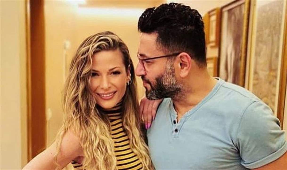 باميلا الكيك بفستان الزفاف إلى جانب زياد برجي!