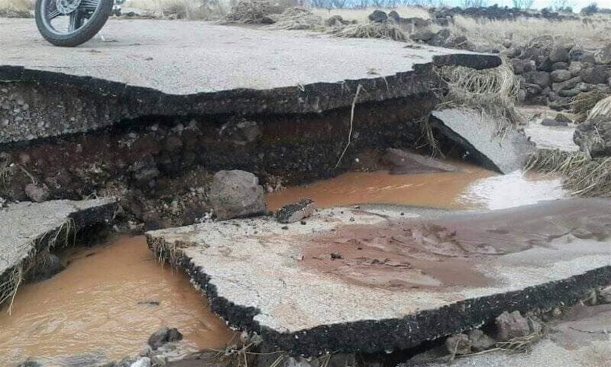 بالصور- الأمطار تغرق السويداء.. سيول تجتاح المنازل!