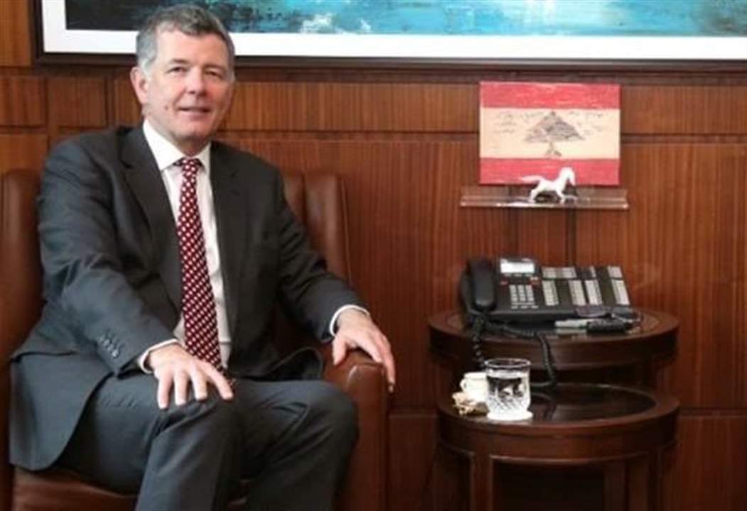  الموفد البريطاني ريشارد مور في بيروت اليوم وهذا ما يحمله