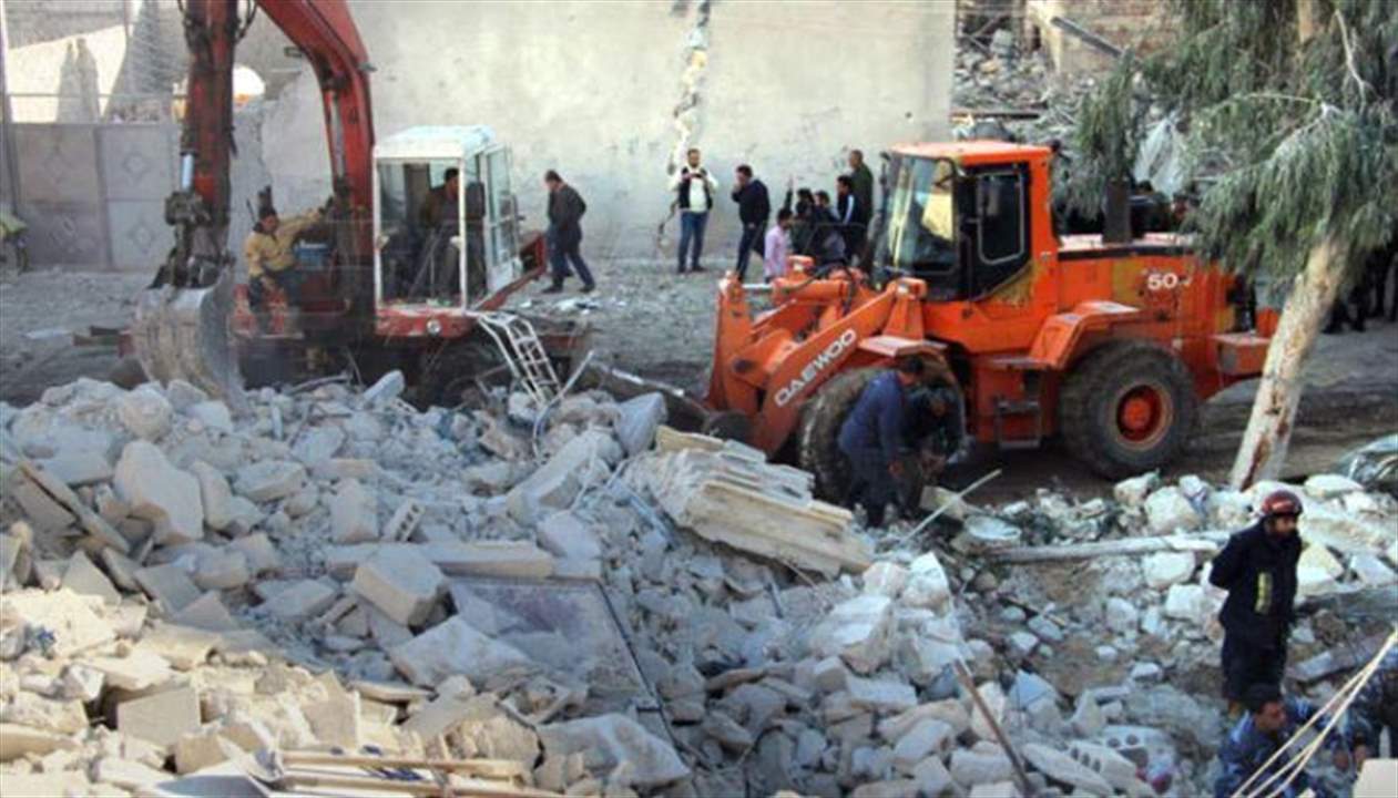 قتلى وجرحى بانهيار مبنى مأهول في حلب