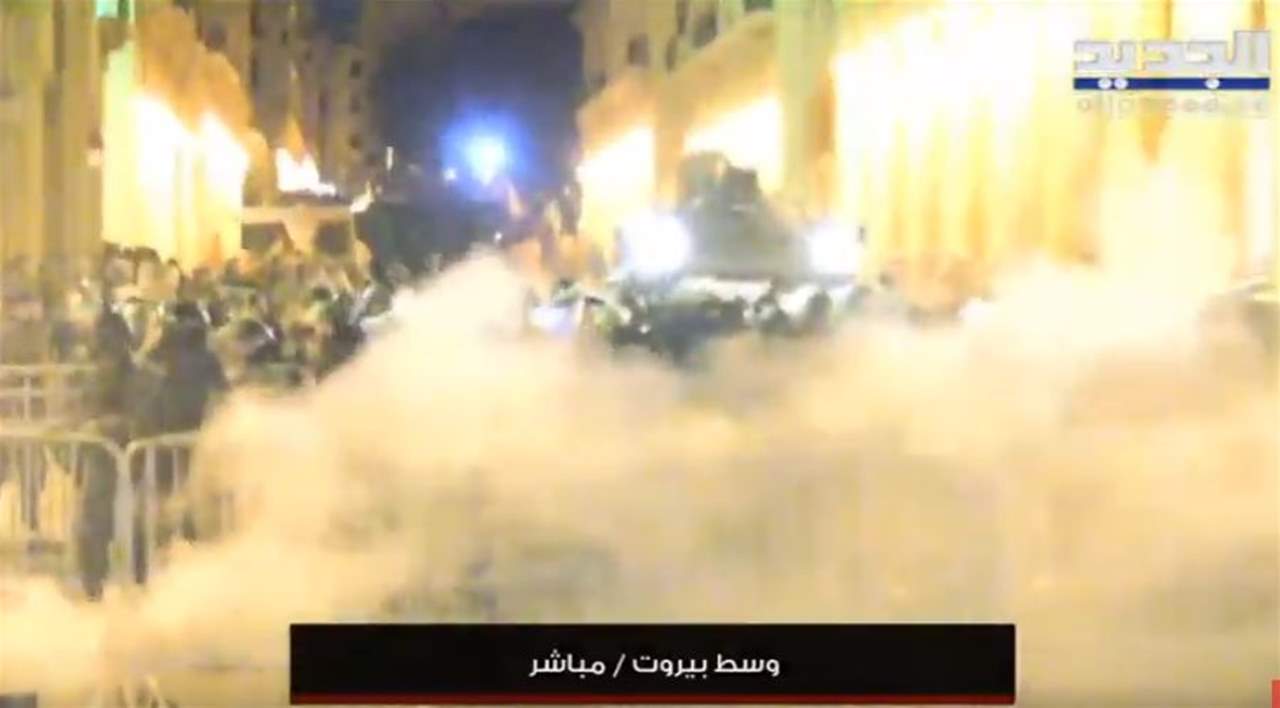 تجددت المواجهات في وسط بيروت