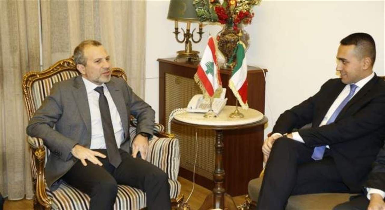 باسيل التقى نظيره الايطالي