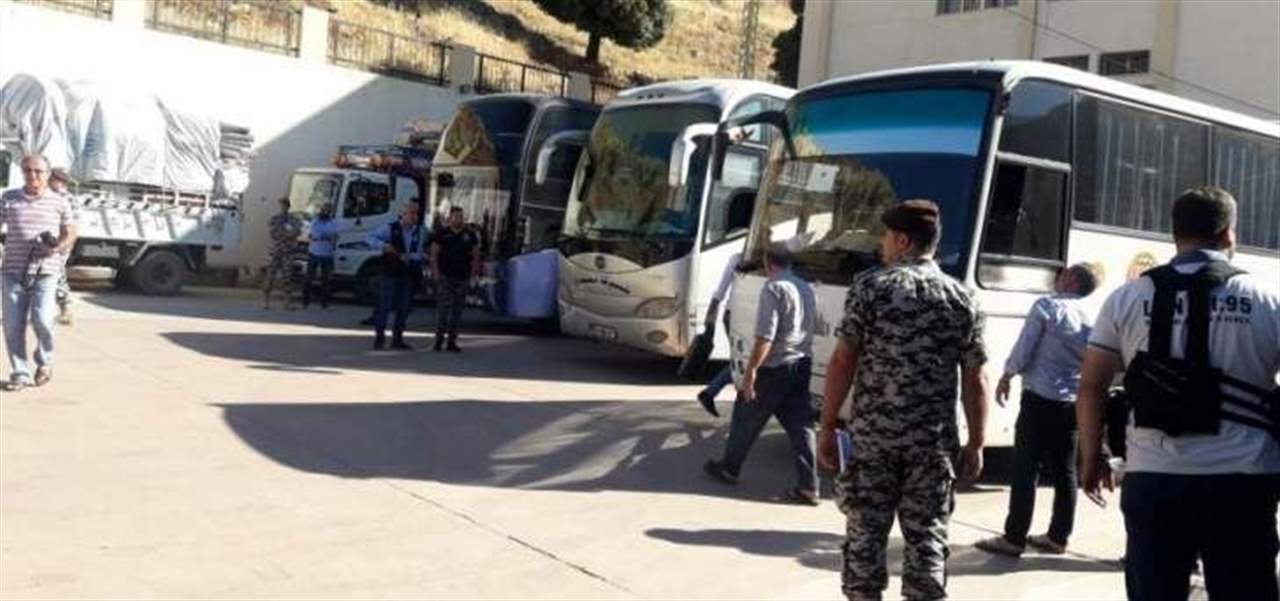 الأمن العام يؤمن العودة الطوعية لنازحين الخميس