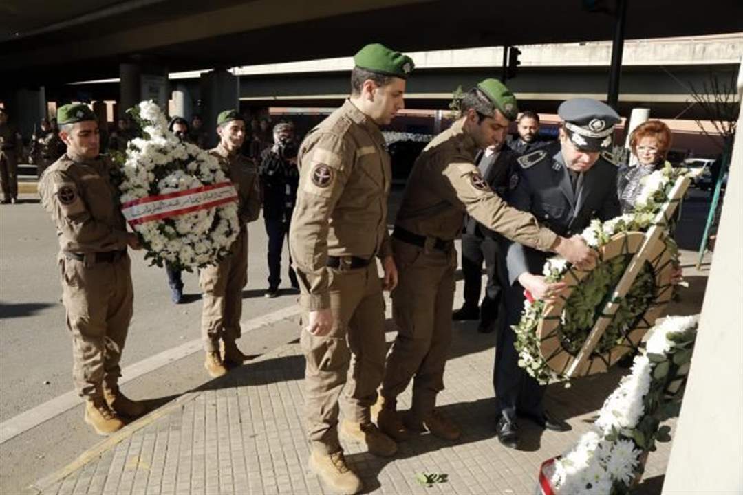 احياء ذكرى استشهاد الرائد وسام عيد ورفاقه في فرن الشباك