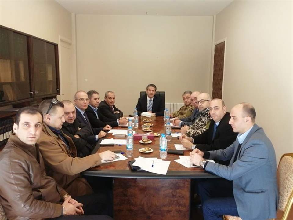 محافظ البقاع ترأس اجتماع مجلس الأمن الفرعي