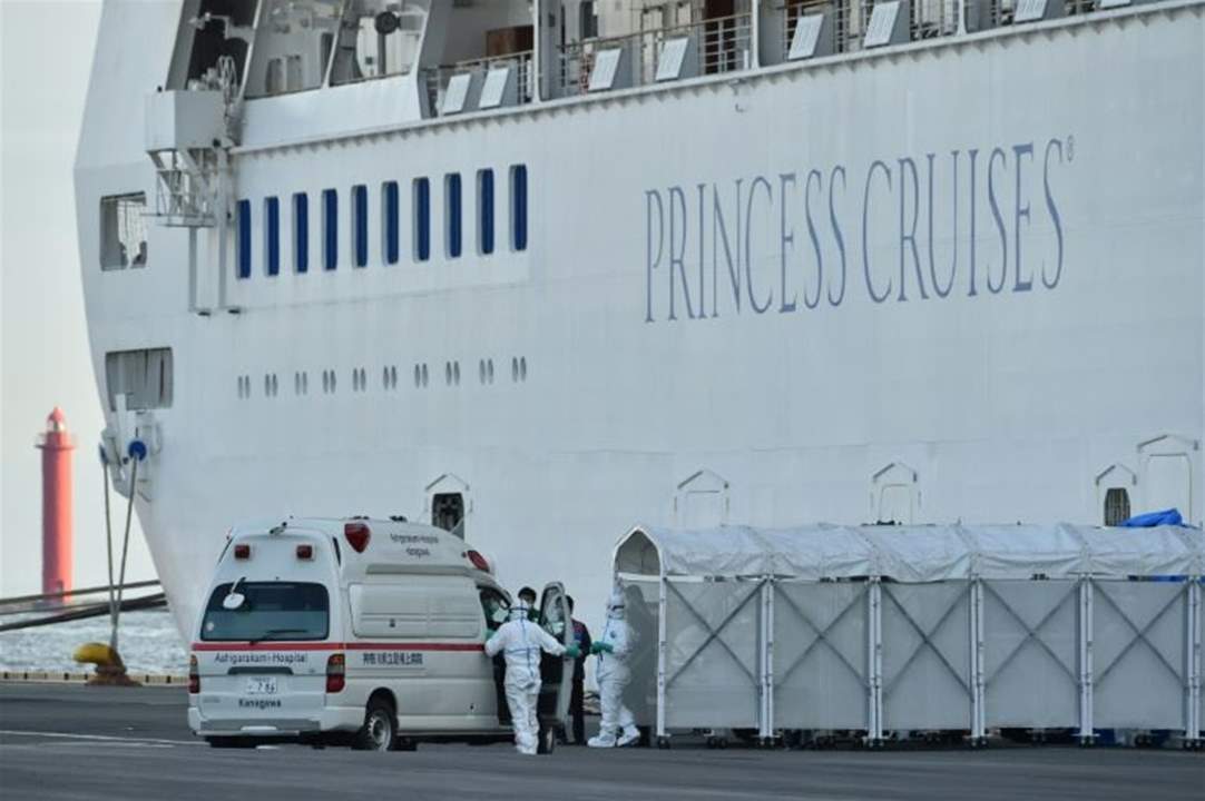 نحو ستين إصابة جديدة بـ"كورونا" على متن السفينة السياحية اليابانية 