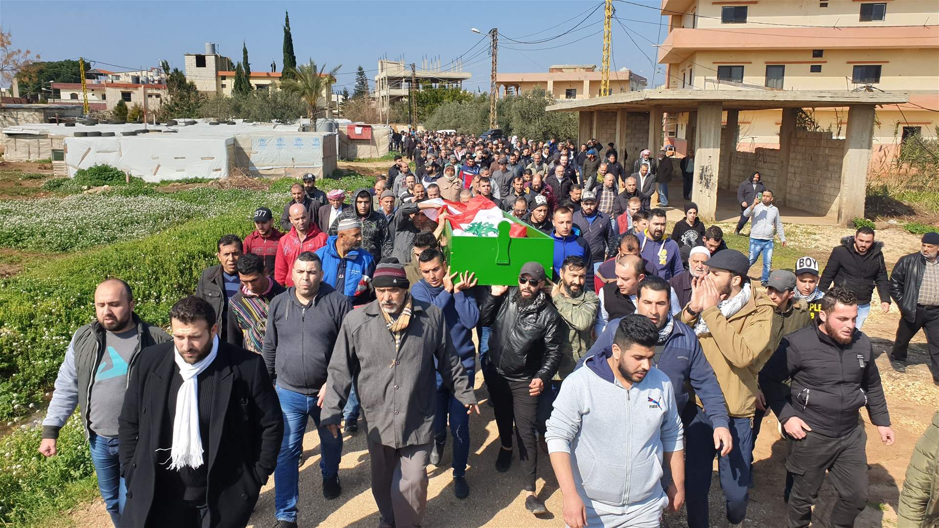 عكار تشيّع شهيد الثورة أحمد توفيق 