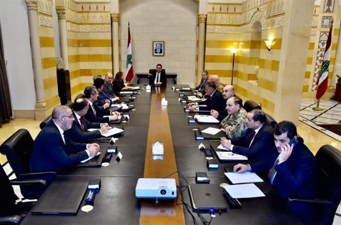 دياب ترأس إجتماعا وزاريا عرض للمشاريع المشتركة مع البنك الدولي وتابع الشأن المالي
